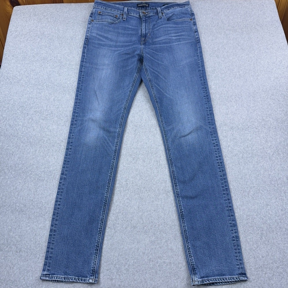 J.Crew Mercantile Jeans Mens 34x36 Signature Flex Straight Fit Stretch‎ K7753